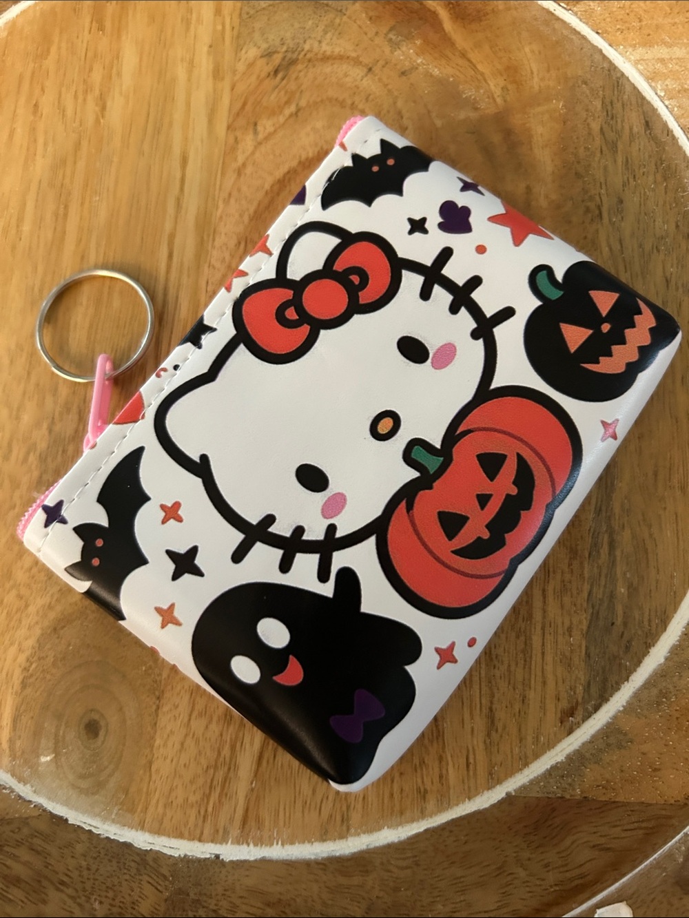 Hello Kitty Halloween Coin Purse NEW pumpkins goodies bats ID holder